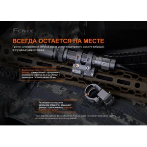 Крепление для тактического фонаря  Fenix  ALG-16  на оружие M-Lok, арт. ALG-16 [FENIX]